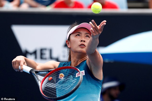 El tenis podría desterrar a China de albergar eventos por el misterio de Peng Shuai (arriba)