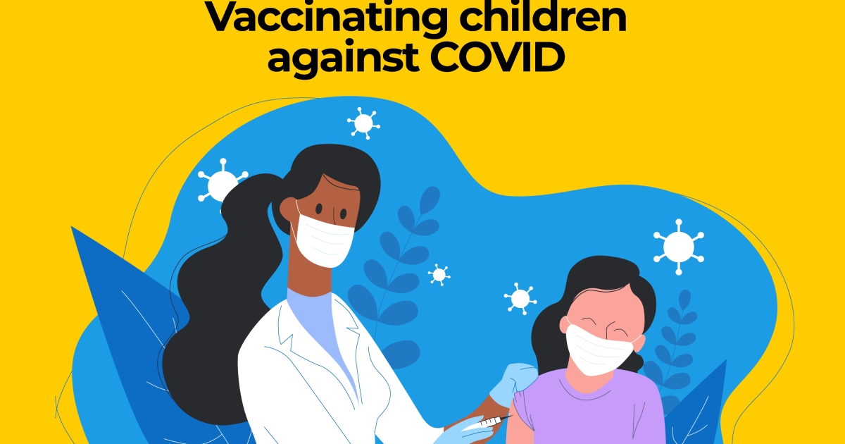 Infografía: Vacunando niños contra COVID
