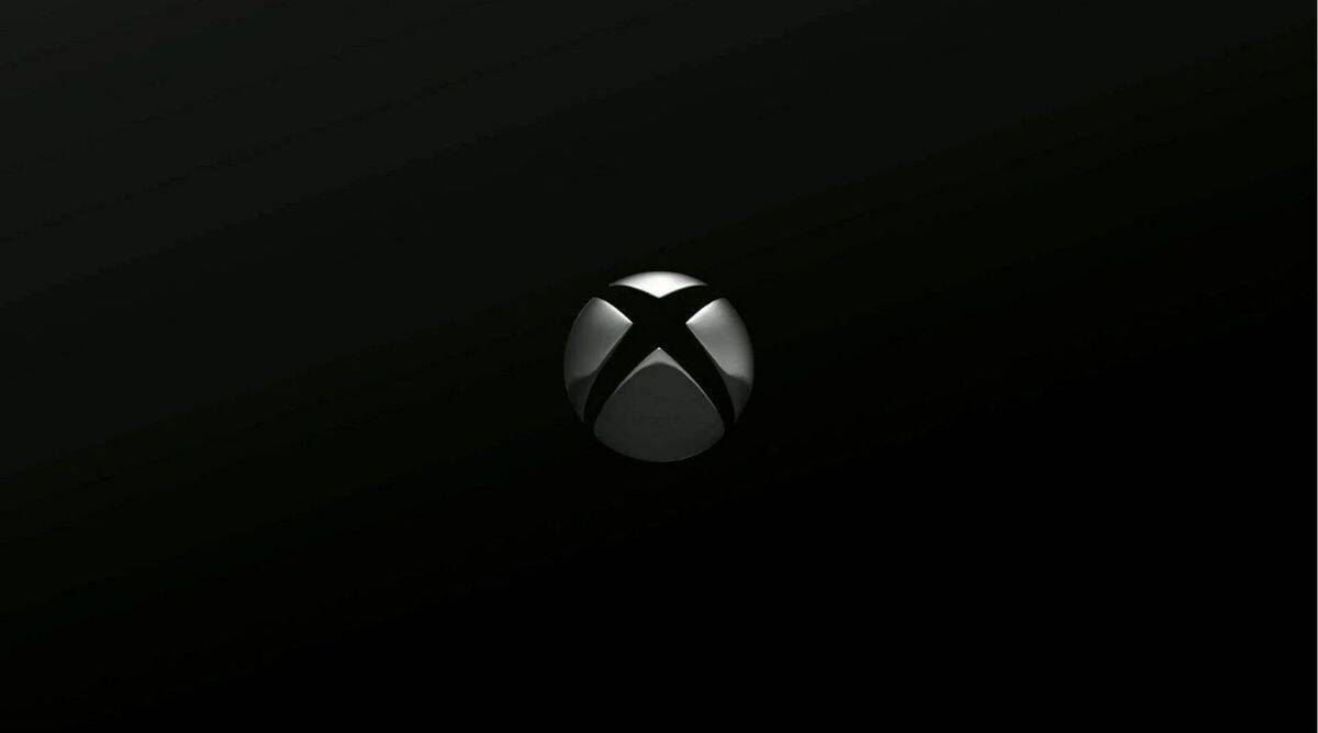 Xbox logo black and white