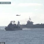 Vladimir Putin advirtió que los ejercicios militares cerca de la frontera de Rusia, incluidos los ejercicios navales estadounidenses en el Mar Negro (en la foto), son responsables de las tensiones en la región.