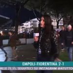 Aficionado al fútbol italiano manosea a reportera en televisión en vivo, recibe prohibición de estadios por tres años