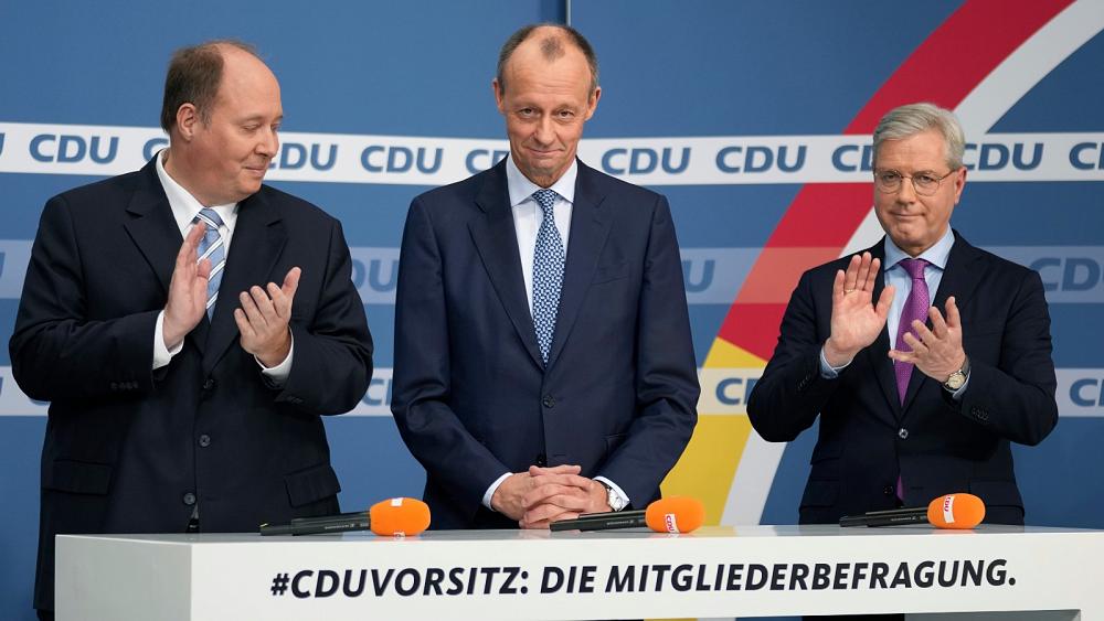 Alemania: el partido CDU de Merkel elige al conservador Merz como líder
