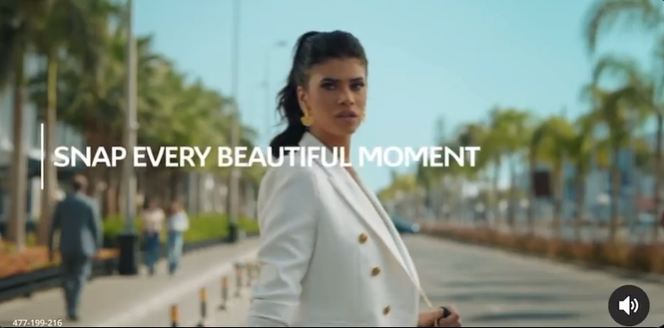 A screengrab of the Citreon advert accused of promoting harassment of women.