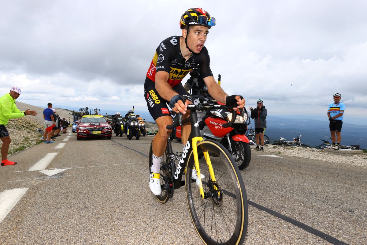 La bicicleta ganadora de la etapa Mont Ventoux de Wout van Aert se vende por más de € 13,000, con ofertas en aumento