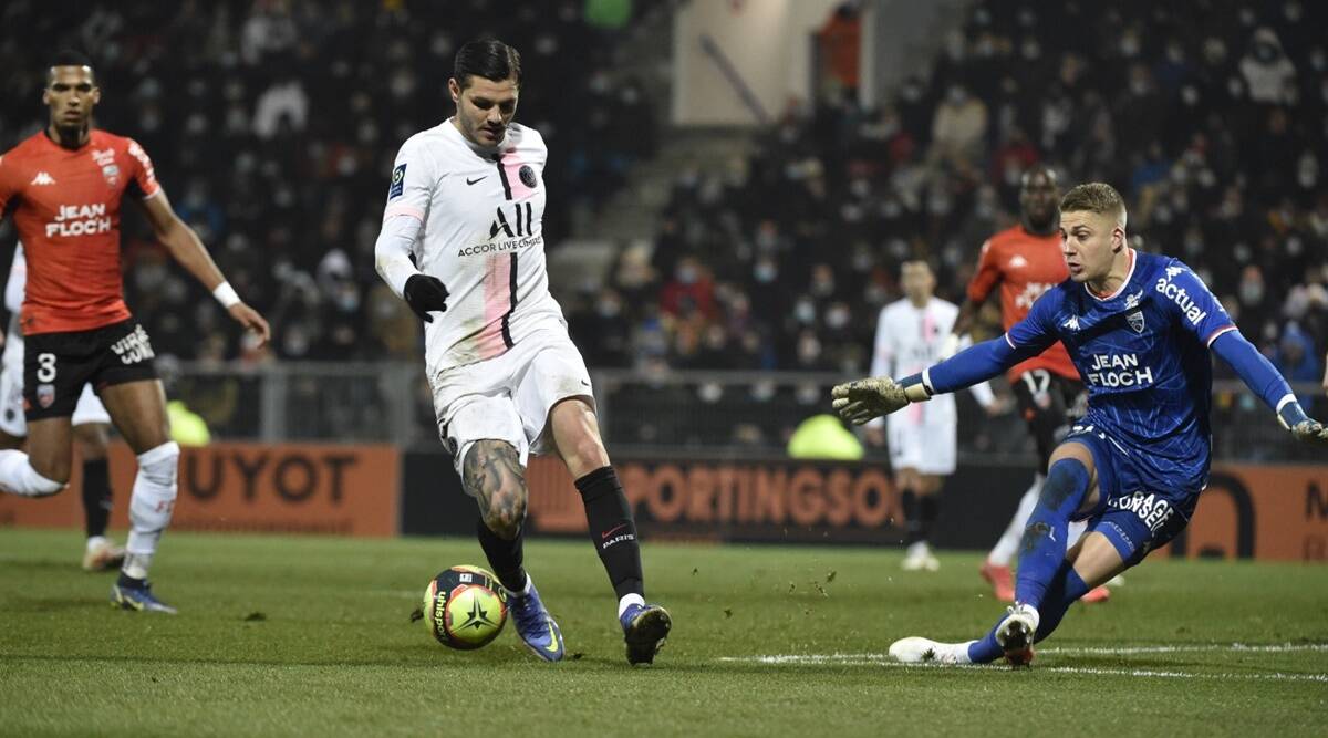 Ligue 1: Mauro Icardi salva un punto para el PSG de 10 hombres en Lorient