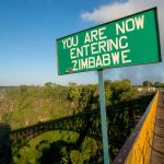Entering Zimbabwe over the Zambezi River.