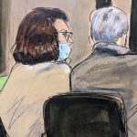 Mesa de masaje de Jeffrey Epstein desplegada en la corte en la audiencia de Ghislaine Maxwell