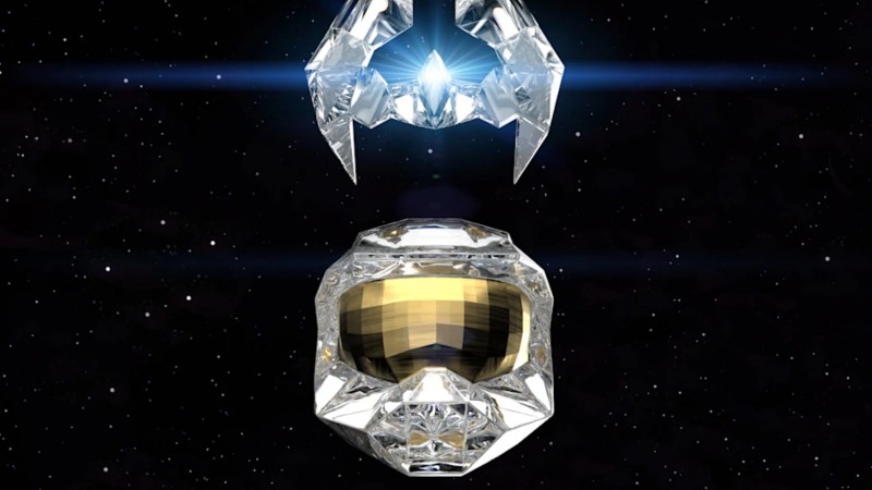 Swarovski revela el casco de Master Chief y los cristales Energy Sword