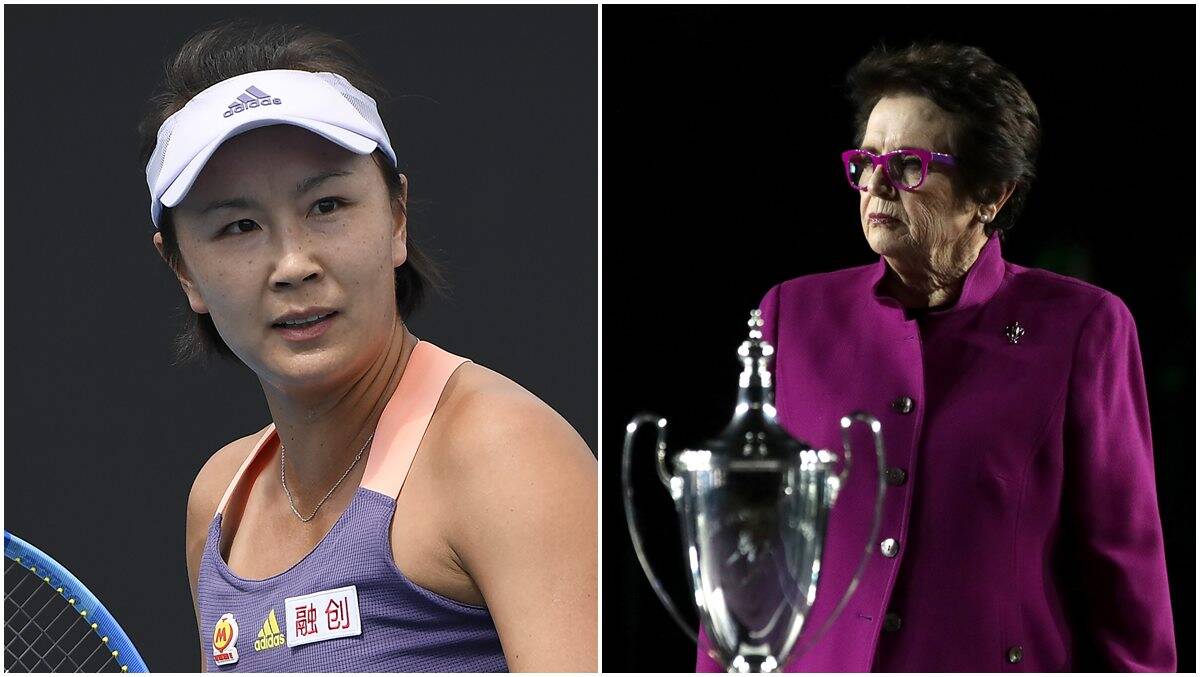 WTA 'en el lado correcto de la historia' en el caso Peng Shuai, dice Billie Jean King