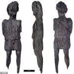 Una zanja anegada en Buckinghamshire ha producido el hallazgo más inesperado: una figura de madera rara y extremadamente bien conservada (en la foto) que data de la época romana.