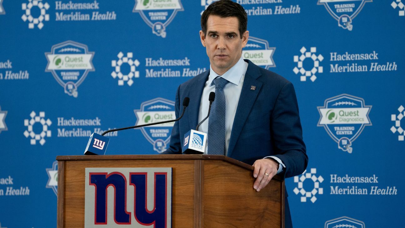 Cómo el gerente general de los New York Giants, Joe Schoen, planea 'empujar el sobre'
