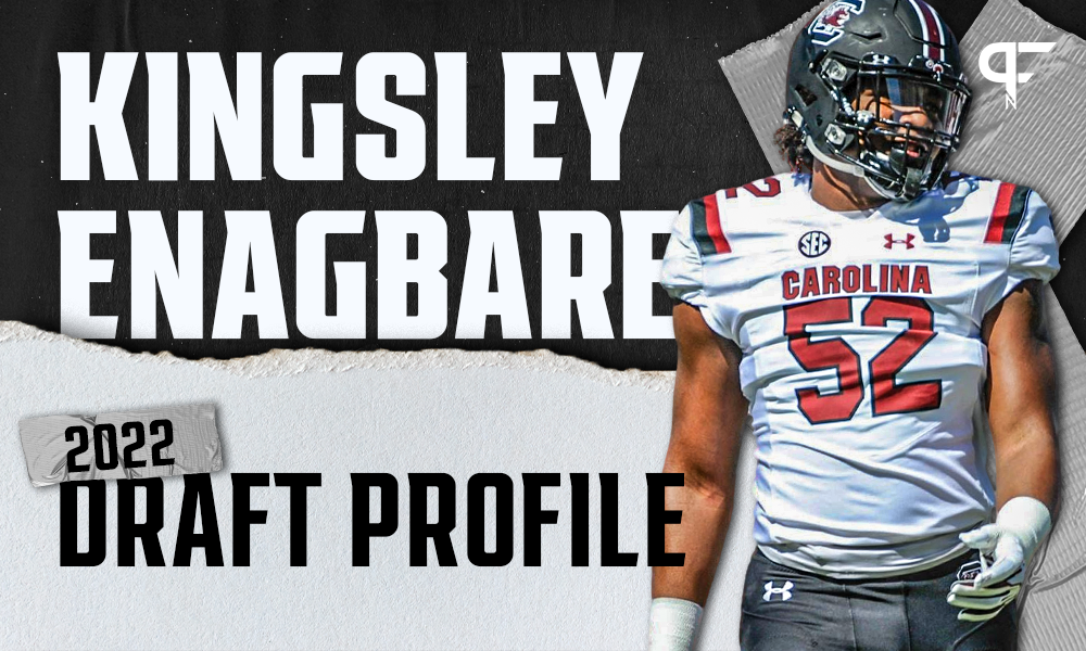 Kingsley Enagbare, Carolina del Sur DE |  Informe de exploración del draft de la NFL