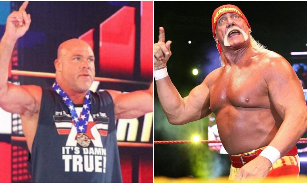 Kurt Angle revela que Vince McMahon estaba preocupado de que Hulk Hogan no se rendiría durante el partido de Angle