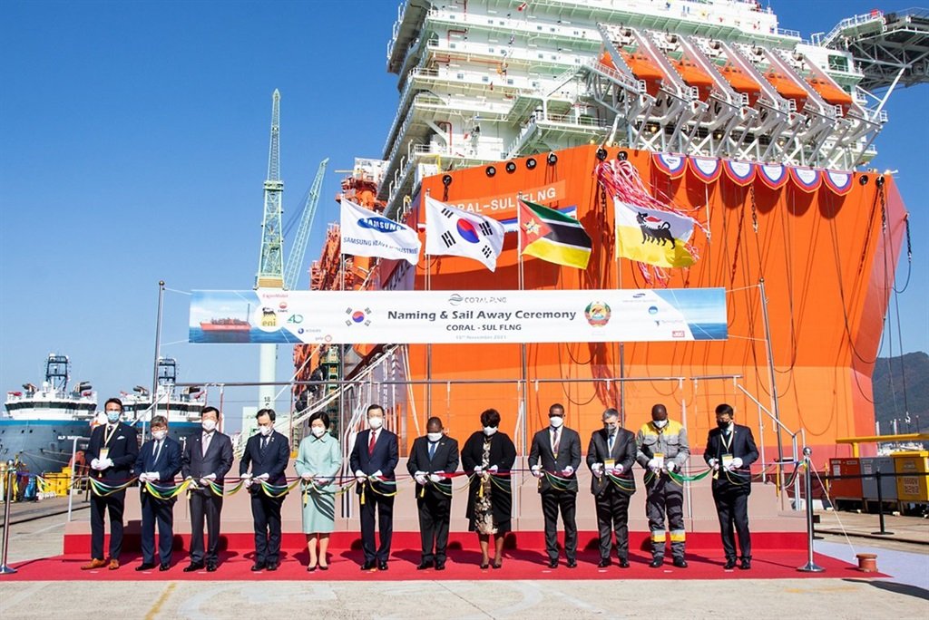 The Coral Sul Floating LNG plant leaves South Korea for Mozambique