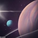 El descubrimiento de un segundo candidato a exoluna sugiere la posibilidad de que las exolunas sean tan comunes como los exoplanetas.  Esta imagen muestra la impresión de un artista de la posible exoluna.