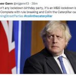 Los usuarios de Twitter se burlan de la última fiesta de Covid de Boris Johnson