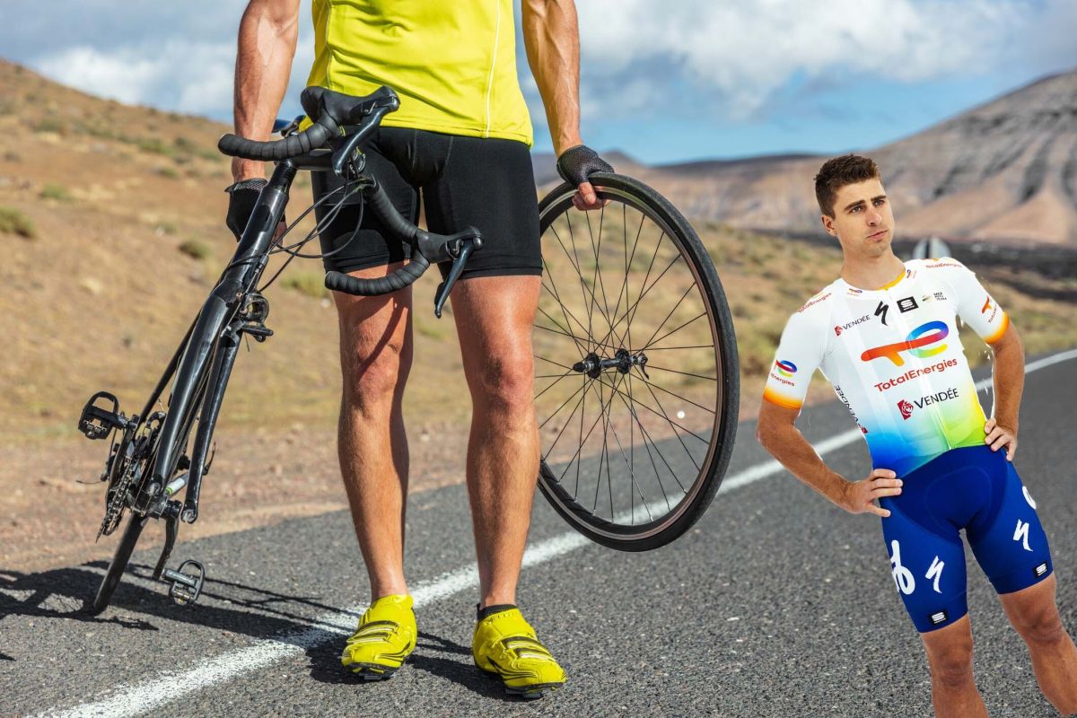 Peter Sagan rescató a un turista en bicicleta varado en Gran Canaria que pensaba que un grupo de profesionales eran un 'montón de niños'