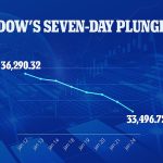 S&P500 entra en territorio de corrección: Dow cae 400 puntos en su séptimo día