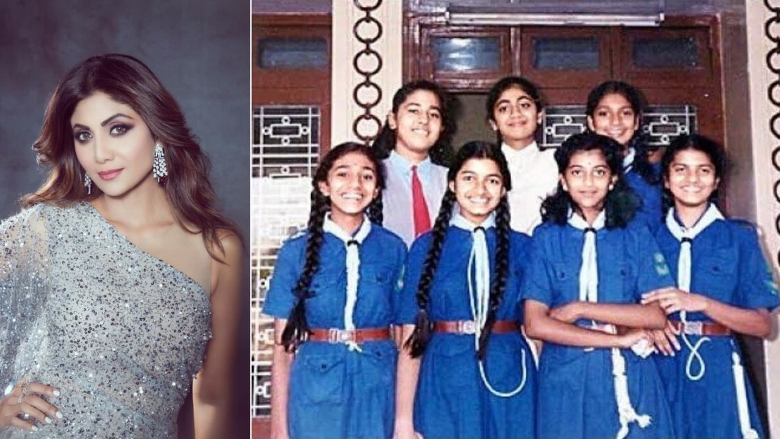  Shilpa Shetty comparte una foto nunca antes vista de sus días de escuela.  ¿Puedes verla?
