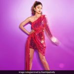 Shilpa Shetty Sets The Internet On Fire With Her Shiny Red Look