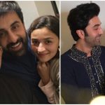 Alia Bhatt no puede dejar de sonreír mientras Ranbir Kapoor la abraza en una selfie con su chef privado.  Mira aquí
