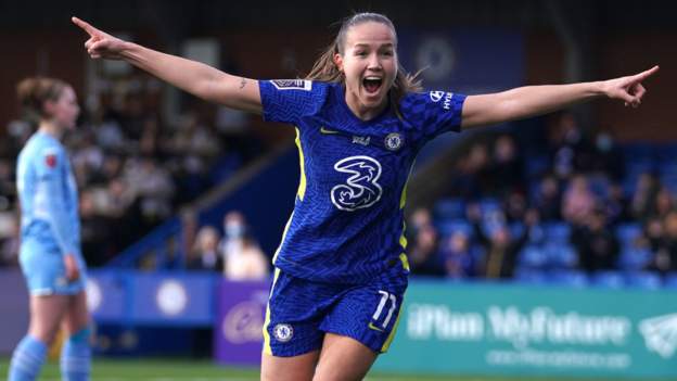 Chelsea Femenino 1-0 Manchester City Femenino: Guro Reiten resuelve el juego de peso pesado de la WSL