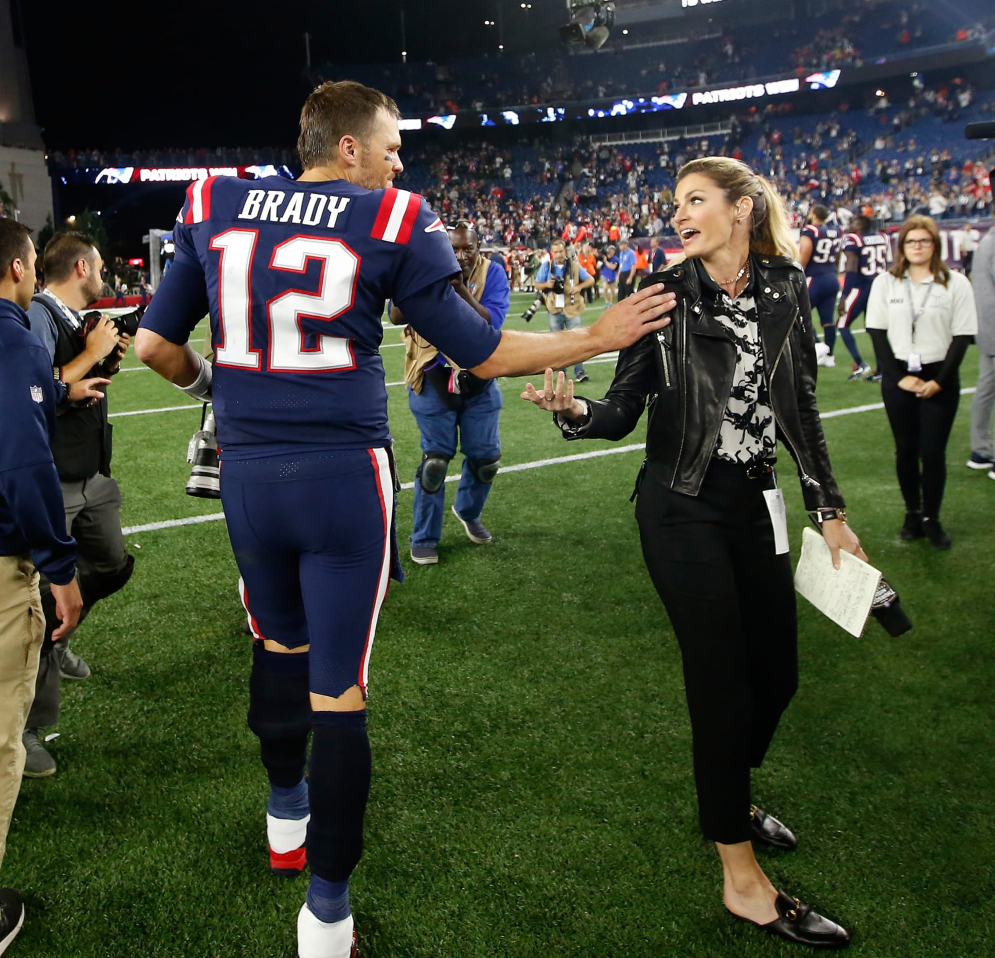 Erin Andrews sobre Tom Brady: 'Él es mi inspiración'
