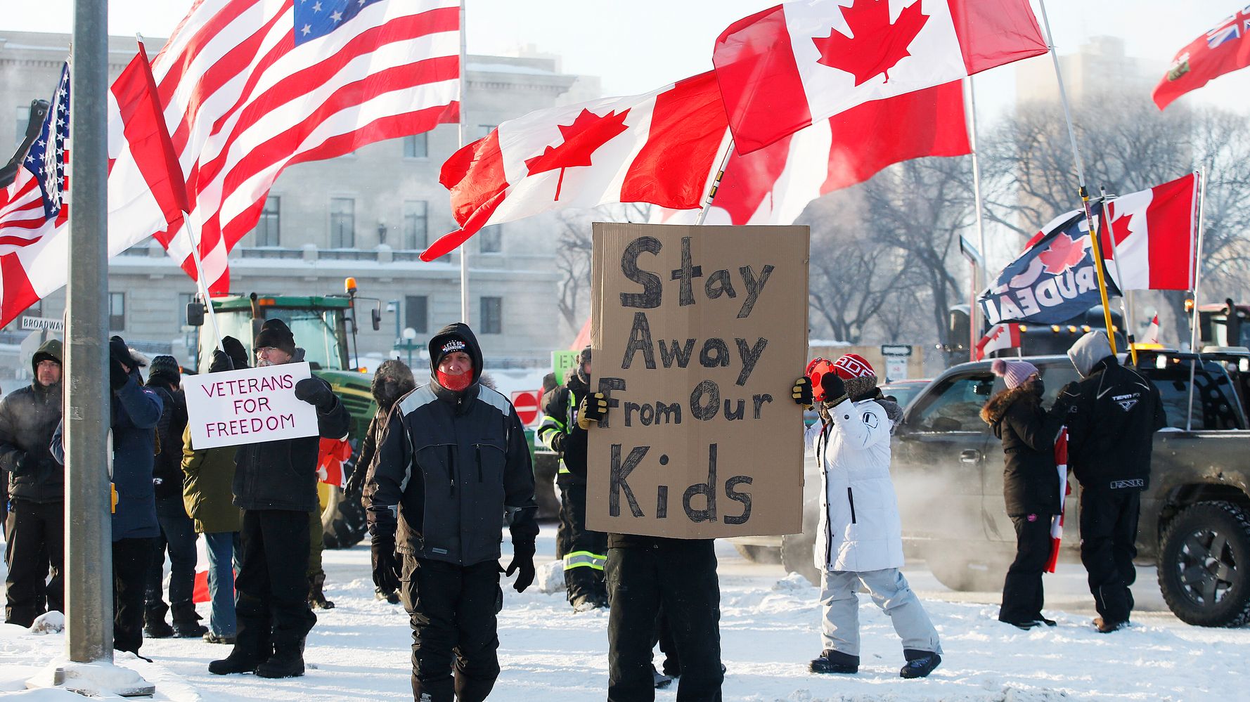 GoFundMe finaliza la recaudación de fondos para los manifestantes del convoy de Canadá