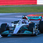 Mercedes lanza imágenes a bordo del W13 de Silverstone