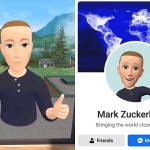 Mark Zuckerberg anunció las nuevas actualizaciones de los avatares en su Facebook con una foto de su propio avatar en realidad virtual (VR, izquierda) y como foto de perfil de Facebook