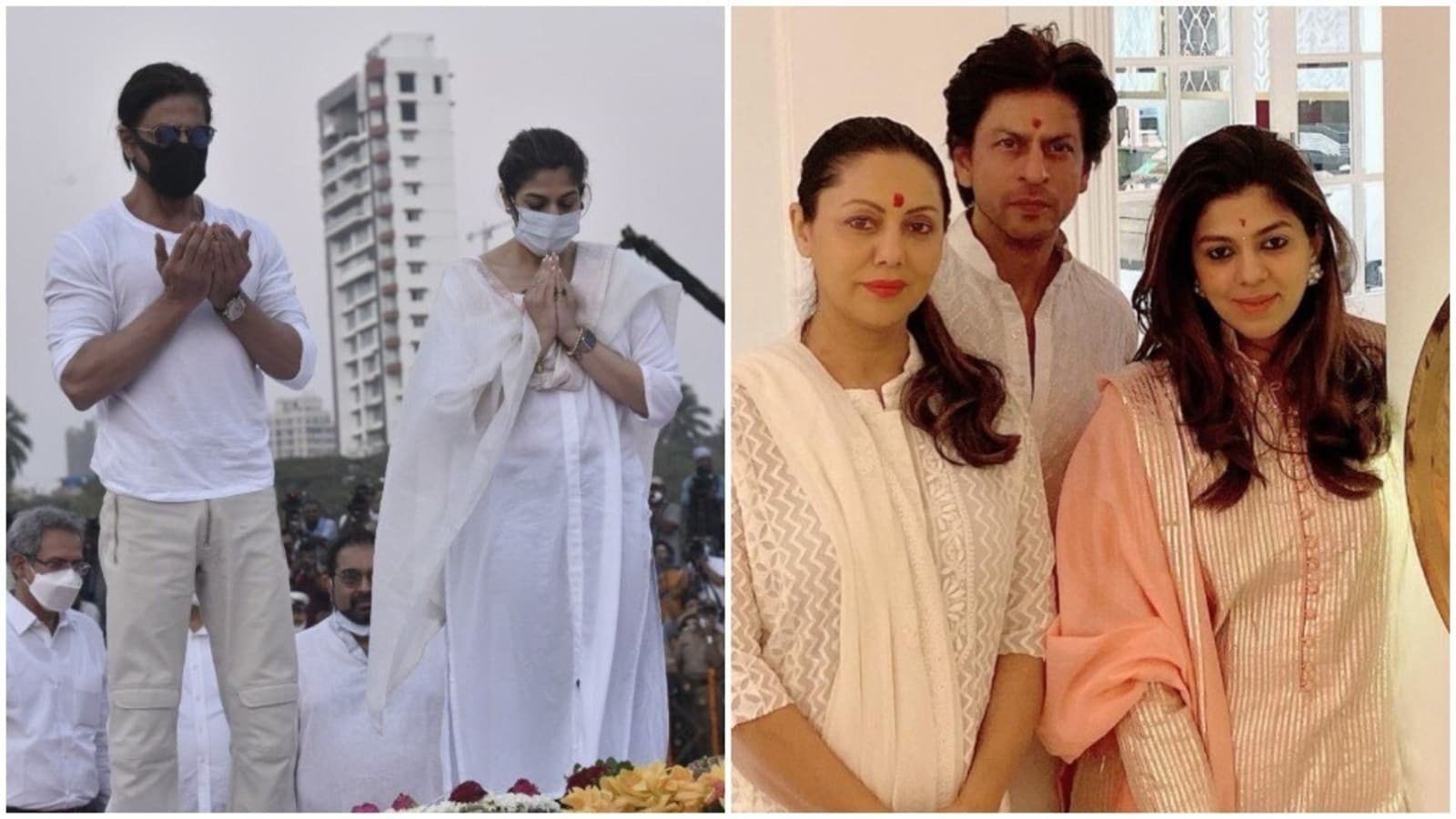 No Gauri Khan, este es quien acompañó a Shah Rukh Khan al funeral de Lata Mangeshkar
