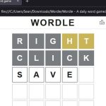 Wordle será gratis para siempre porque puedes hacer clic derecho para guardar todo el juego