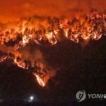 (AMPLIACIÓN) Incendio forestal destruye 50 viviendas y obliga a miles a evacuar