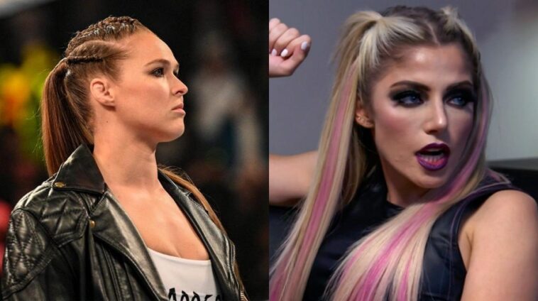 Alexa Bliss de WWE aborda los rumores de calor entre bastidores con Ronda Rousey