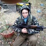 Según los informes, la francotiradora Irina Starikova, apodada Bagira (en la foto), con 40 muertes a su nombre, fue capturada en Ucrania después de ser herida en una batalla con Kiev.
