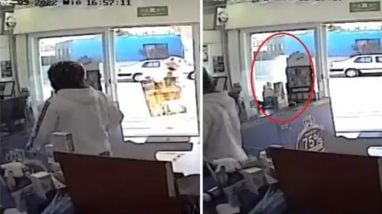 Dr. Simi deja de bailar y corre aterrorizado al ver que roban en una farmacia (VIDEO)