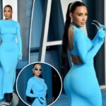 Kim Kardashian luce ceñido vestido en afterparty de los Oscar 2022