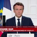 La invasión de Rusia a Ucrania arroja "una sombra muy larga" sobre las elecciones presidenciales francesas