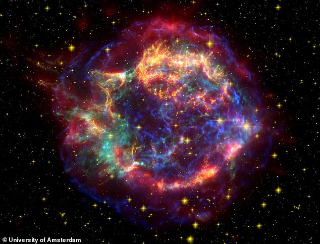 Los restos de Cassiopeia A, una de las explosiones de supernova más famosas de la Vía Láctea, no se están expandiendo uniformemente en todas las direcciones, según un nuevo estudio.