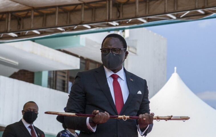 Malawi President Lazarus Chakwera. (AMOS GUMULIRA / AFP)