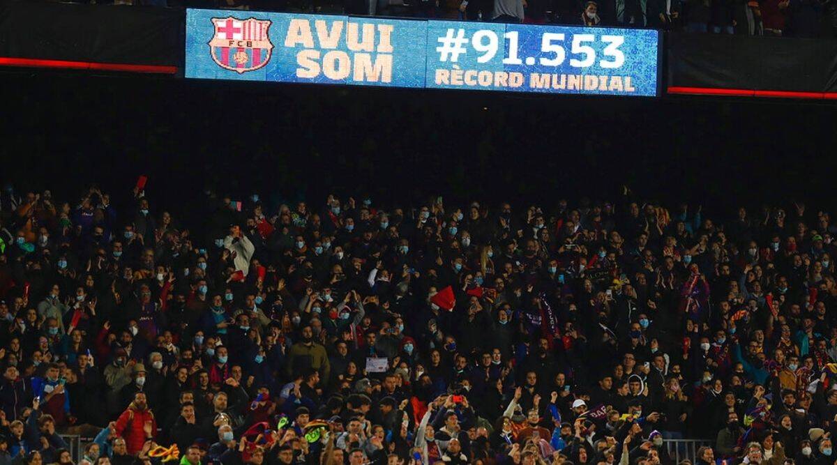 Récord de asistencia: 91.553 ven partido femenino en Barcelona
