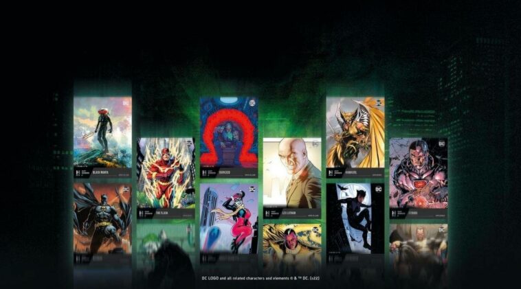 Warner Bros. está lanzando cromos de DC Comics con NFT canjeables