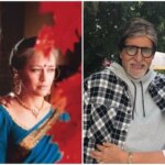 Amitabh Bachchan se reúne con la coprotagonista de Major Saab, Nafisa Ali, para Uunchai, ella lo llama "guapo, adorable".  ver fotos