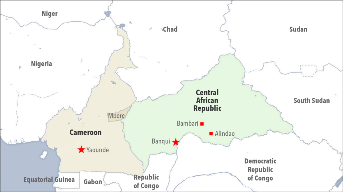 Camerún despliega tropas en la frontera con República Centroafricana para detener los secuestros rebeldes
