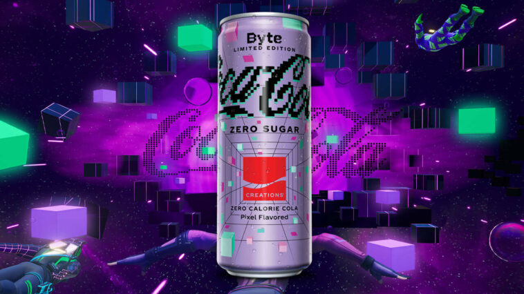 Coca-Cola lanza un nuevo sabor con sabor a píxel dentro de Fortnite primero, la vida real en mayo