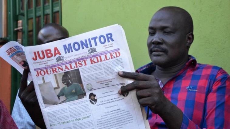 Editor de periódico de Sudán del Sur arrestado por desafiar orden judicial