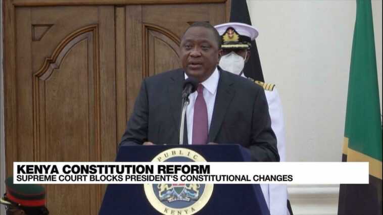 El tribunal superior bloquea el intento del presidente de Kenia de cambiar la constitución
