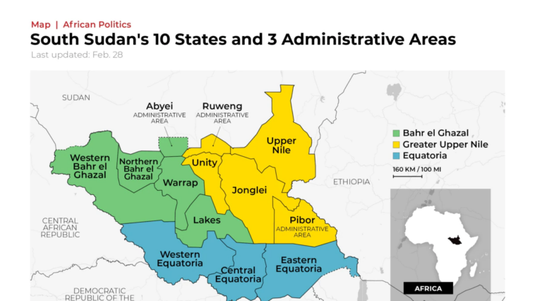 Estados Unidos advierte al Congreso sobre los líderes de Sudán del Sur