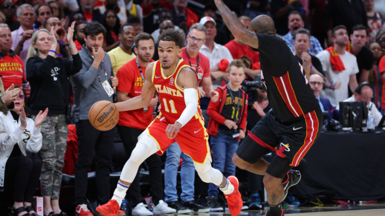 Hawks vs. Heat: Trae Young juega al héroe con el tiro ganador, pero el esfuerzo total del equipo hace que Atlanta vuelva a esta serie