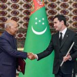 India y Turkmenistán firman 4 memorandos de entendimiento de cooperación y acuerdan ampliar el comercio bilateral